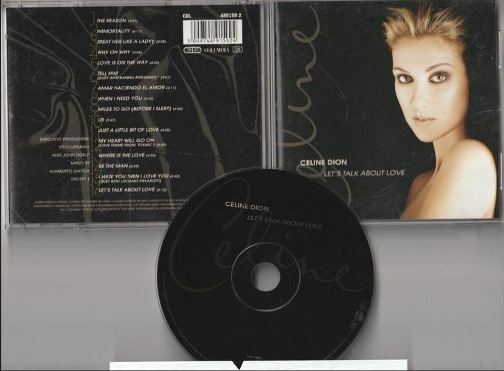 Celine Dion - Let's Talk About Love, Orig. CD, Cd's en Dvd's, Cd's | Pop, Gebruikt, 1980 tot 2000, Ophalen of Verzenden
