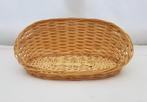 Rieten schaal / rotan mand / broodmand - ovaal - 41 x 29 cm, Huis en Inrichting, Woonaccessoires | Schalen en Manden, Gebruikt