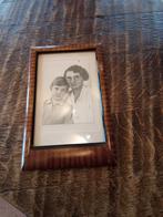 Oude portretfoto in houten lijst.Heemstede???, Antiek en Kunst, Kunst | Tekeningen en Foto's, Ophalen of Verzenden