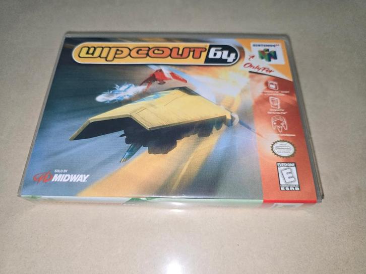 Wipeout 64 N64 Game Case (2), Spelcomputers en Games, Games | Nintendo 64, Zo goed als nieuw, Racen en Vliegen, 1 speler, Vanaf 3 jaar