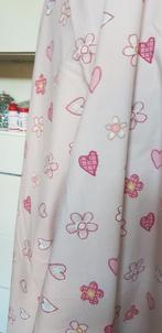 gordijnen verduisterend gevoerd Laura Asley 170 185 hartjes, Huis en Inrichting, Verzenden, Wit, 150 tot 200 cm, Zo goed als nieuw