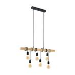 Eglo Townshend hanglamp eettafel lamp incl 6 lichtbronnen, Ophalen, Zo goed als nieuw, Metaal, 75 cm of meer