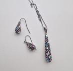 Victoria sieradenset - ketting en oorbellen, Overige materialen, Met strass, Nieuw, Ophalen of Verzenden