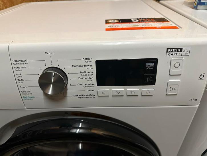 Whirlpool Wasdroger- 8 kg, Witgoed en Apparatuur, Wasdrogers, Gebruikt, Voorlader, 8 tot 10 kg, 85 tot 90 cm, Anti-kreukfase, Energieklasse A of zuiniger
