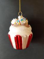 Cupcake Kerst kerstornament Glas, Diversen, Kerst, Verzenden, Nieuw