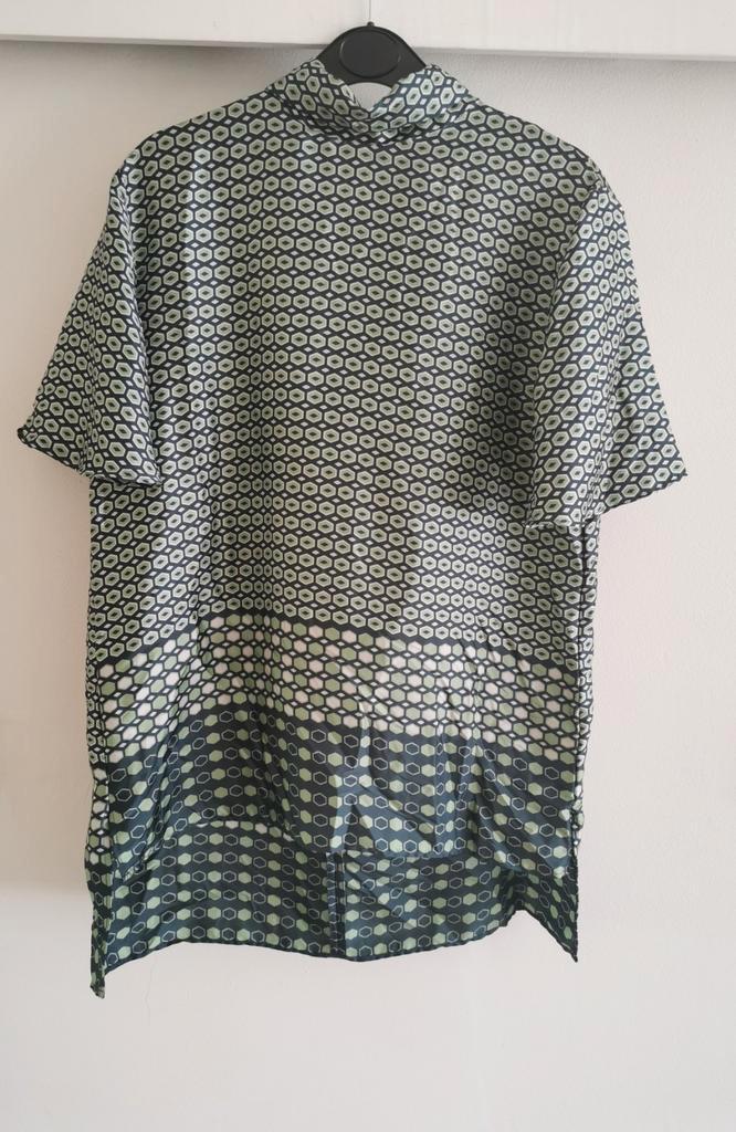 ZARA blouse met strik banden mt. M, Kleding | Dames, Blouses en Tunieken, Nieuw, Maat 38/40 (M), Groen, Verzenden