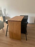 Bar met werkblad (Ikea Metod) - Zwart & Eiken, Ophalen, Zwart, 50 tot 100 cm, Zo goed als nieuw