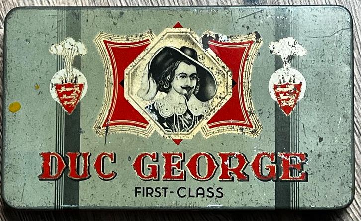sigarenblik Duc George first class Zeelst Noord-Brabant, Verzamelen, Blikken, Gebruikt, Overige, Ophalen of Verzenden