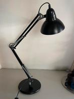 Zwarte bureaulamp / Tekenlamp, Huis en Inrichting, Lampen | Tafellampen, Ophalen, Zo goed als nieuw, Metaal, 75 cm of meer