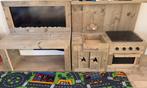 Steigerhouten speelkeuken, Ophalen, Gebruikt, Hout, Speelkeuken