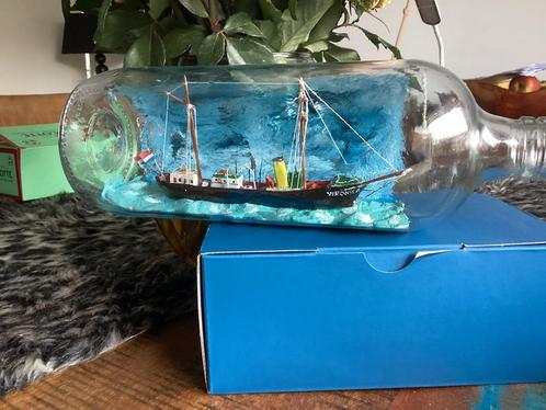 Zend schip van weleer in de fles, Hobby en Vrije tijd, Modelbouw | Boten en Schepen, Nieuw, Overige merken, Ophalen of Verzenden
