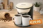 Koffiezetapparaat+twee kopjes cafe duo. Ook camping 450watt, Witgoed en Apparatuur, Koffiezetapparaten, Gemalen koffie, Ophalen of Verzenden