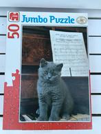 Puzzel kat - 50 stukjes - 4 tot 5 jaar, Ophalen of Verzenden, 10 tot 50 stukjes