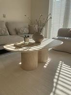 OP VOORRAAD | 1 x Travertin Salontafel | Op Maat, 100 tot 150 cm, Nieuw, Minder dan 50 cm, Rechthoekig