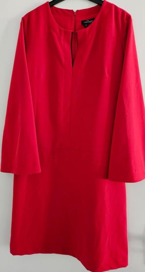 Jurk LaDress, maat M, Kleding | Dames, Jurken, Gedragen, Maat 38/40 (M), Rood, Knielengte, Verzenden