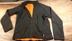 Quechua Decathlon windbreker heren jas zwart oranje L - XL, Quechua, Maat 52/54 (L), Zwart, Ophalen of Verzenden