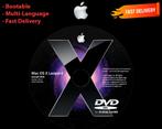 Installeer OS X Leopard 10.5.6 via DVD, Intel PowerMac G4 G5, Computers en Software, Ophalen of Verzenden, Nieuw, MacOS