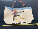 Leuke tas van Magnolia Zurich met wintersport afbeelding, Ophalen of Verzenden, Gebruikt, Wit, Shopper