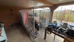 Metalen hondenkennel – gegalvaniseerd – 185 cm hoog, Dieren en Toebehoren, Hondenhokken, Ophalen, Hondenkennel, 110 cm of meer