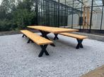 Moderne Tuintafel Douglas + Stalen poten | Matrix | Duumaa, Verzenden, Nieuw, Rechthoekig, Hout