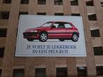 Peugeot Auto sticker, Verzamelen, Ophalen of Verzenden, Zo goed als nieuw, Auto's