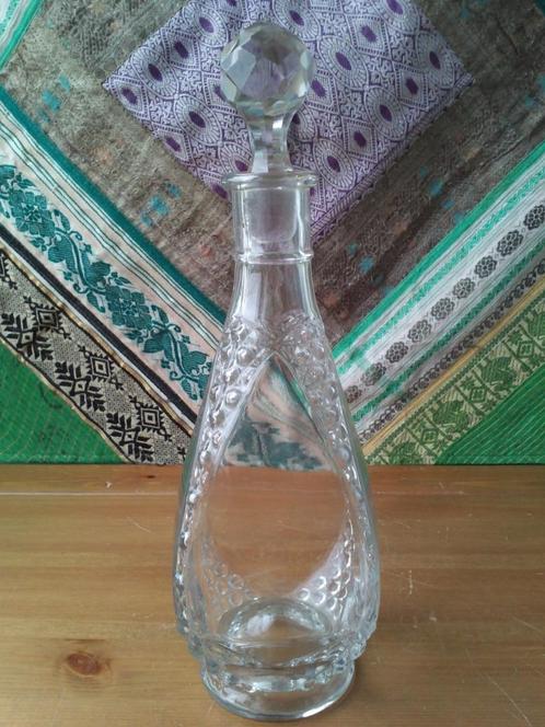 Mooie originele oude glazen wijnkaraf uit Engeland 29,5 cm., Antiek en Kunst, Antiek | Glas en Kristal, Ophalen of Verzenden