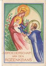 Oudere Prent van Broederschap van den Rozenkrans, Ophalen of Verzenden, Zo goed als nieuw, Kaart of Prent, Christendom | Katholiek