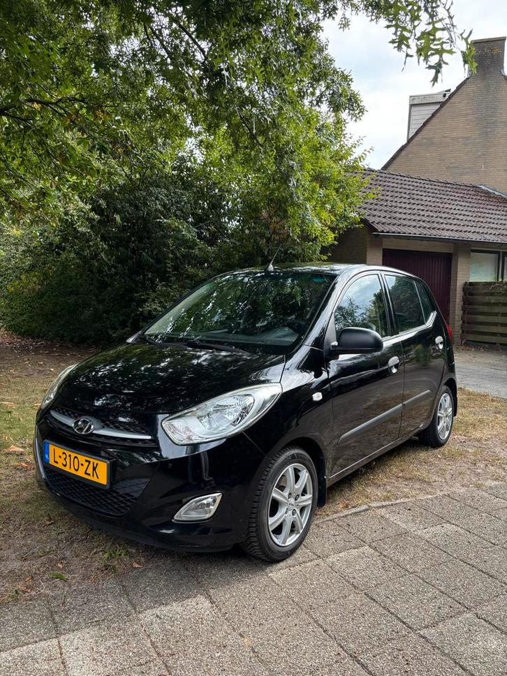 Hyundai i10 1.1 I 5DR 2012 Zwart, Auto's, Hyundai, Particulier, i10, Benzine, B, Hatchback, Handgeschakeld, Geïmporteerd, Zwart