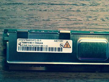Geheugen DDR2 EEC/ memory module voor PC / server HP, 512 MB beschikbaar voor biedingen