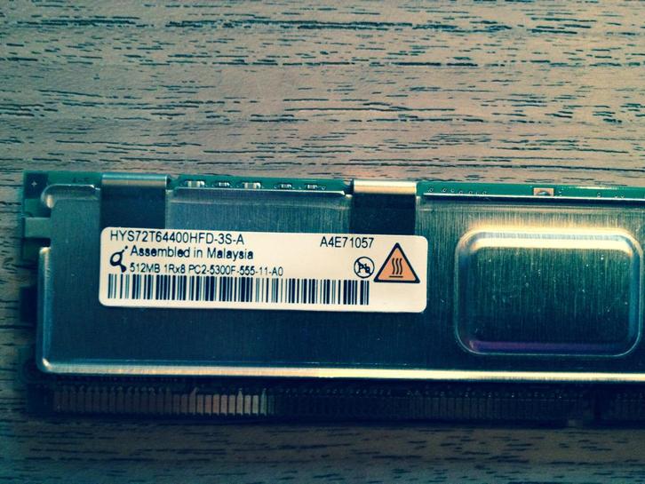 Geheugen DDR2 EEC/ memory module voor PC / server HP, 512 MB, Computers en Software, RAM geheugen, Nieuw, Desktop, 1 GB of minder