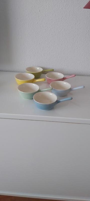 6 Vuurvaste Schaaltjes - Ø 9cm - In Doos beschikbaar voor biedingen