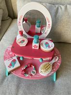 Speelgoed Make-up tafel + accesoires hout, Ophalen of Verzenden, Zo goed als nieuw