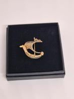 Vintage Spaanse Damascene Gondelboot Broche, Ophalen of Verzenden, Overige materialen