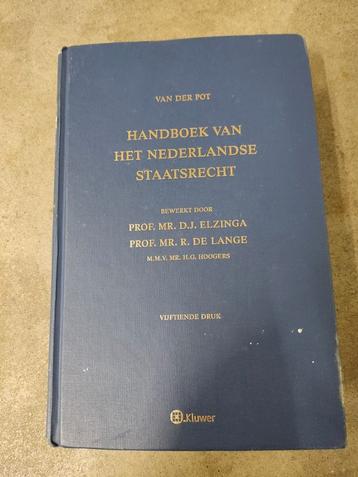 Handboek van het Nederlandse staatsrecht beschikbaar voor biedingen