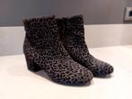 Panterprint Enkellaarsjes Maat 41, Ophalen of Verzenden, Zo goed als nieuw, Bruin, Lage of Enkellaarzen