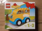 60% Korting op Lego Duplo 10851 Mijn eerste bus,, Ophalen of Verzenden, Nieuw, Complete set, Duplo