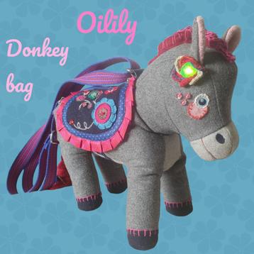 Geweldige Oilily knuffel ezel tas ! 1009 beschikbaar voor biedingen