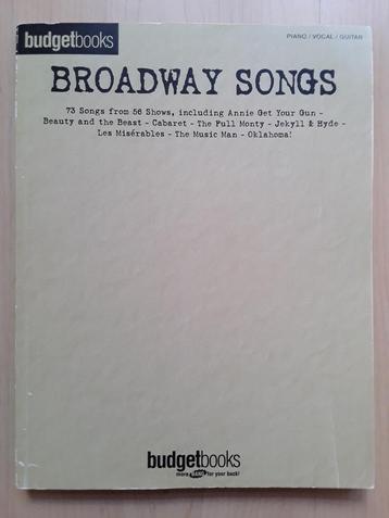 BROADWAY SONGS  piano / vocal / guitar  73 Songs  bladmuziek beschikbaar voor biedingen