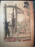 Aquarel aan 2 zijden een afbeelding, Ophalen of Verzenden