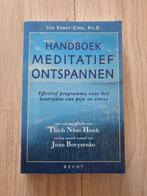 Jon Kabat Zinn - Handboek meditatief ontspannen, Verzenden, Zo goed als nieuw