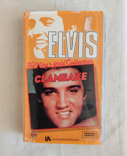 Elvis videoband 1990 The king's gold collection 'Clambake'., Cd's en Dvd's, VHS | Film, Gebruikt, Alle leeftijden, Ophalen of Verzenden