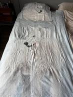 Nieuwstaat flanel dekbedovertrek wolf eenpersoons, Ophalen of Verzenden, Zo goed als nieuw, Eenpersoons, Dekbedovertrek