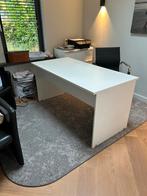 Wit bureau 150x75 cm - Gebruikt, Ophalen, Gebruikt, Bureau