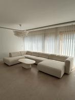 Japandi Bank - Wit Beige - Stijlvol Design, Hoekbank, Ophalen of Verzenden, Vierpersoons of meer, 300 cm of meer