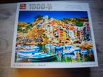 King Puzzel 1000 stukjes - Riomaggiore, Italië, Ophalen of Verzenden, 500 t/m 1500 stukjes, Gebruikt, Legpuzzel