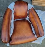 AVIATOR FAUTEUIL COGNAC VINTAGE LEER + BEZORGING GRATIS, Huis en Inrichting, Fauteuils, Aviator, ., Nieuw, Ophalen of Verzenden