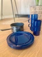 Camping servies en steelpannetje, Ophalen, Zo goed als nieuw