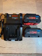Nieuw Bosch accus 2 stuks 8ah + lader 200€, Doe-het-zelf en Verbouw, Gereedschap | Boormachines, Ophalen of Verzenden, Nieuw, Boor- en Schroefmachine