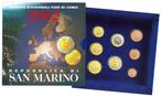 BU set San Marino 2002 Blister - 1 cent t/m 2 euro, Postzegels en Munten, Munten | Europa | Euromunten, Verzenden, San Marino