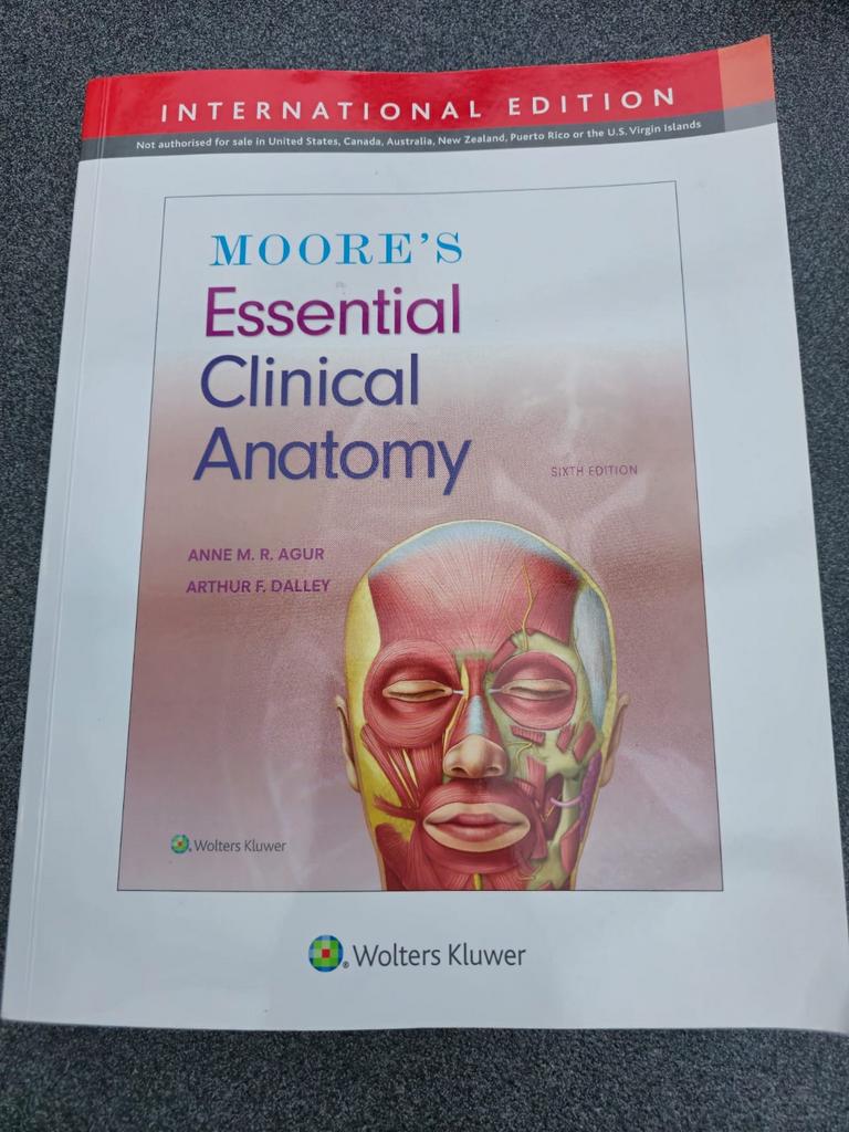 Moore's Essential Clinical Anatomy - ZGAN, Ophalen, Beta, Zo goed als nieuw, HBO